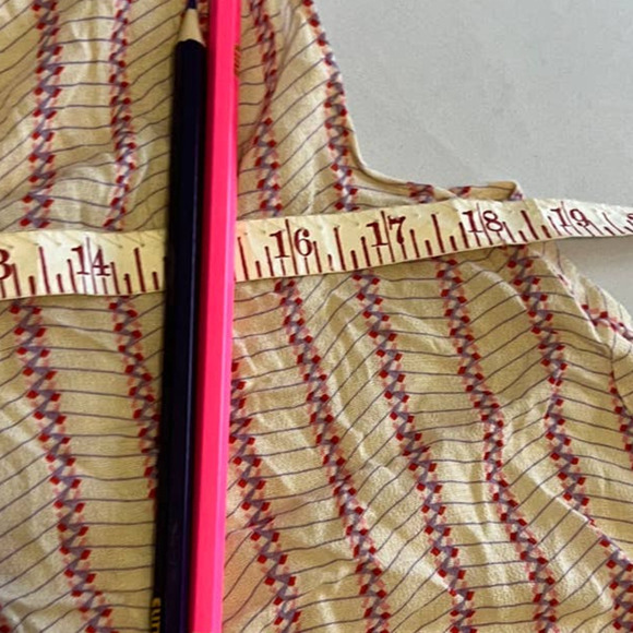 Collective Concepts Pink striped handkerchief hem S - Picture 7 of 8